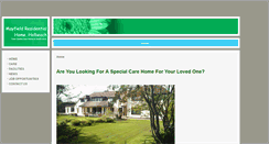 Desktop Screenshot of mayfield-residential.co.uk